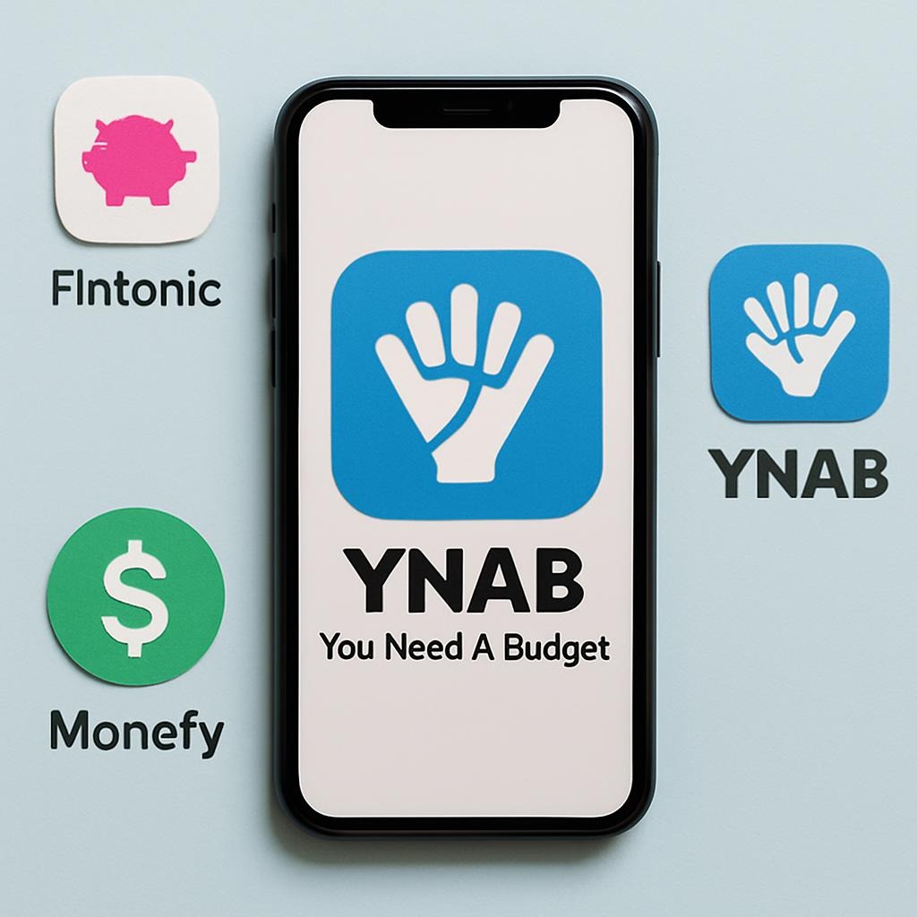 Mobile apps for managing personal finances: Fintonic, Monefy, and YNAB